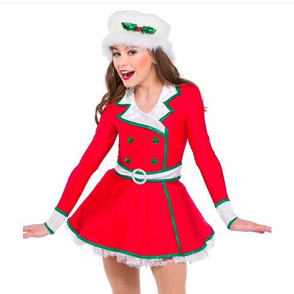 A Wish Come True style H528Y “Christmas Town”size LC. Holidays, Santa Baby Dress - Picture 2 of 8